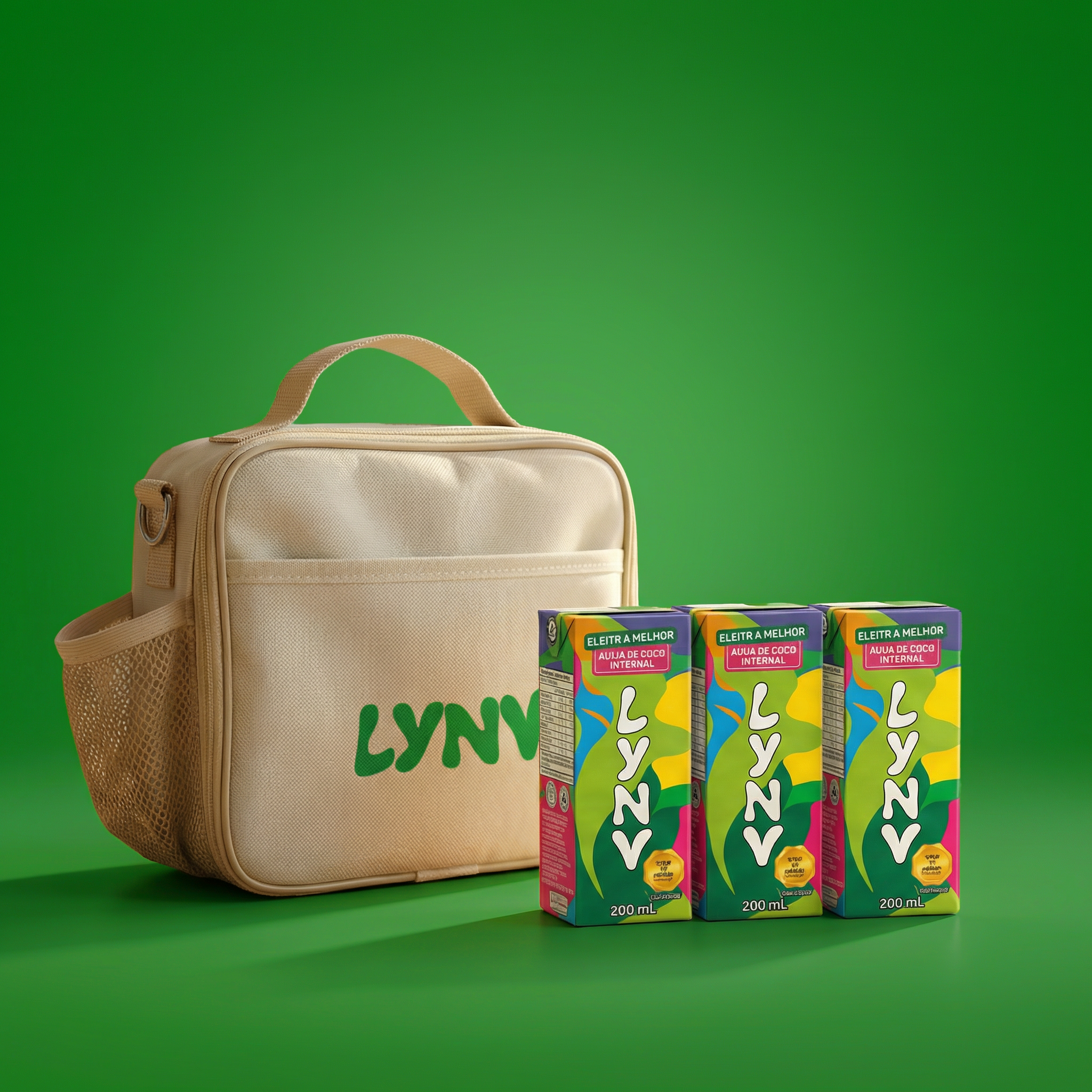 Lancheira LYNV + 3 LYNV 200ml